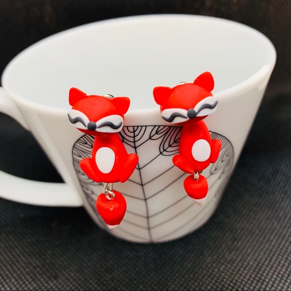 Jewelry - 3D Cute Fox 🦊 Earring Earrings Ear Studs